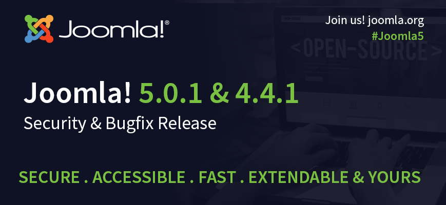 Joomla 5.0.1 and 4.4.1 Release